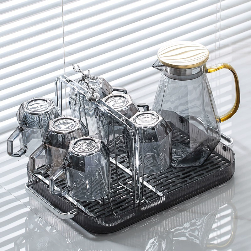 Drying rack, glass holder, glass storage system