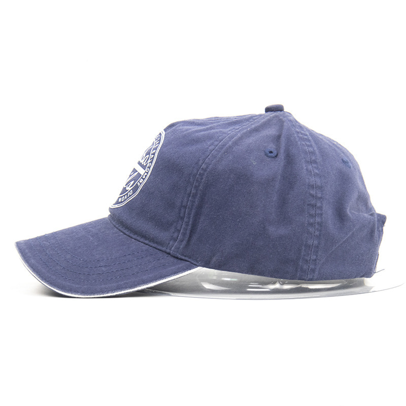 Gorra de Béisbol de Algodón Orgánico con Protección Solar, Logotipo Bordado Versátil, Parte Superior Suave, Estilo Desgastado, Personalizable al por Mayor