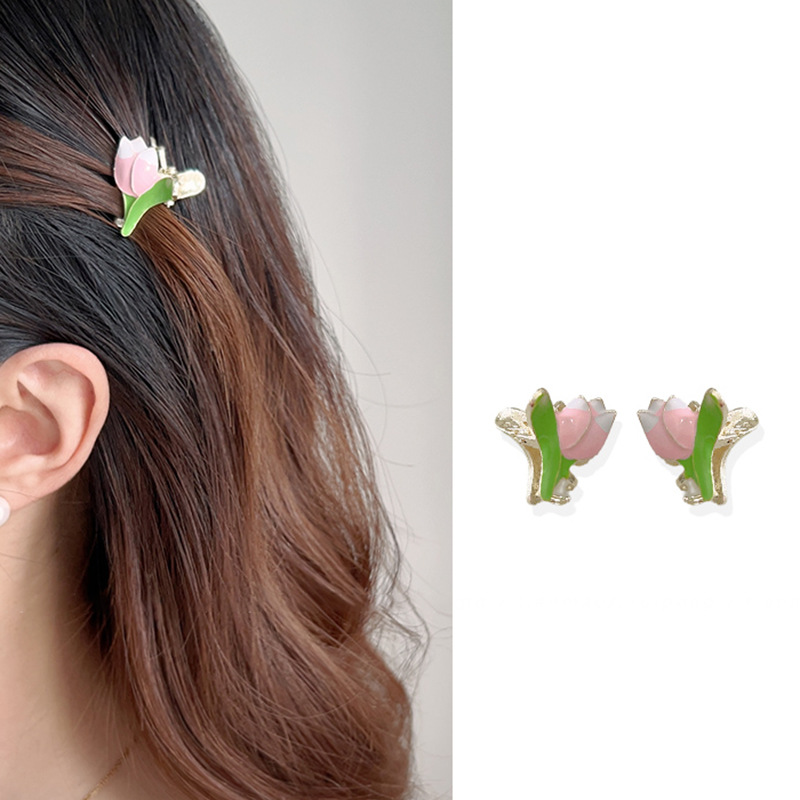 Super Fairy Tulip Hairpin Women's Sweet Small Bangs Clip Cute Guofeng Side Clip Headwear