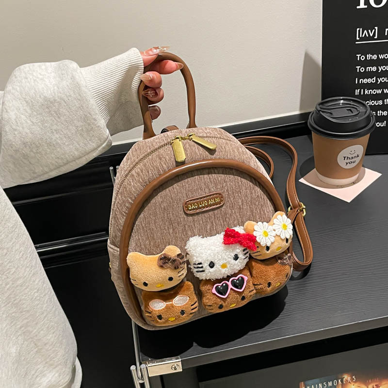 Korean Design Niche Bag Women's New 2025 Cute Student Party Backpack Mini Commuter Small Backpack Trendy Korean Design Niche Bag Women's New 2025 Cute Student Party Backpack Mini Commuter Small Backpack Trendy