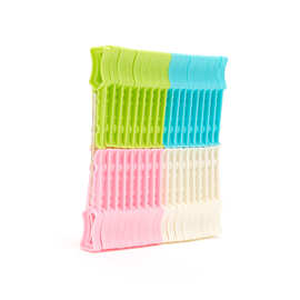 36只装塑料大号衣服袜子晾衣夹防风扣衣架衣服防掉晾衣裳内衣卡扣