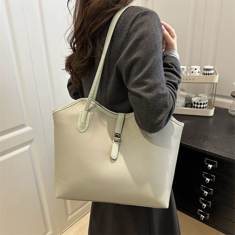 Shoulder Bag, capacious universal one-shoulder tote for leisure, multiple colors