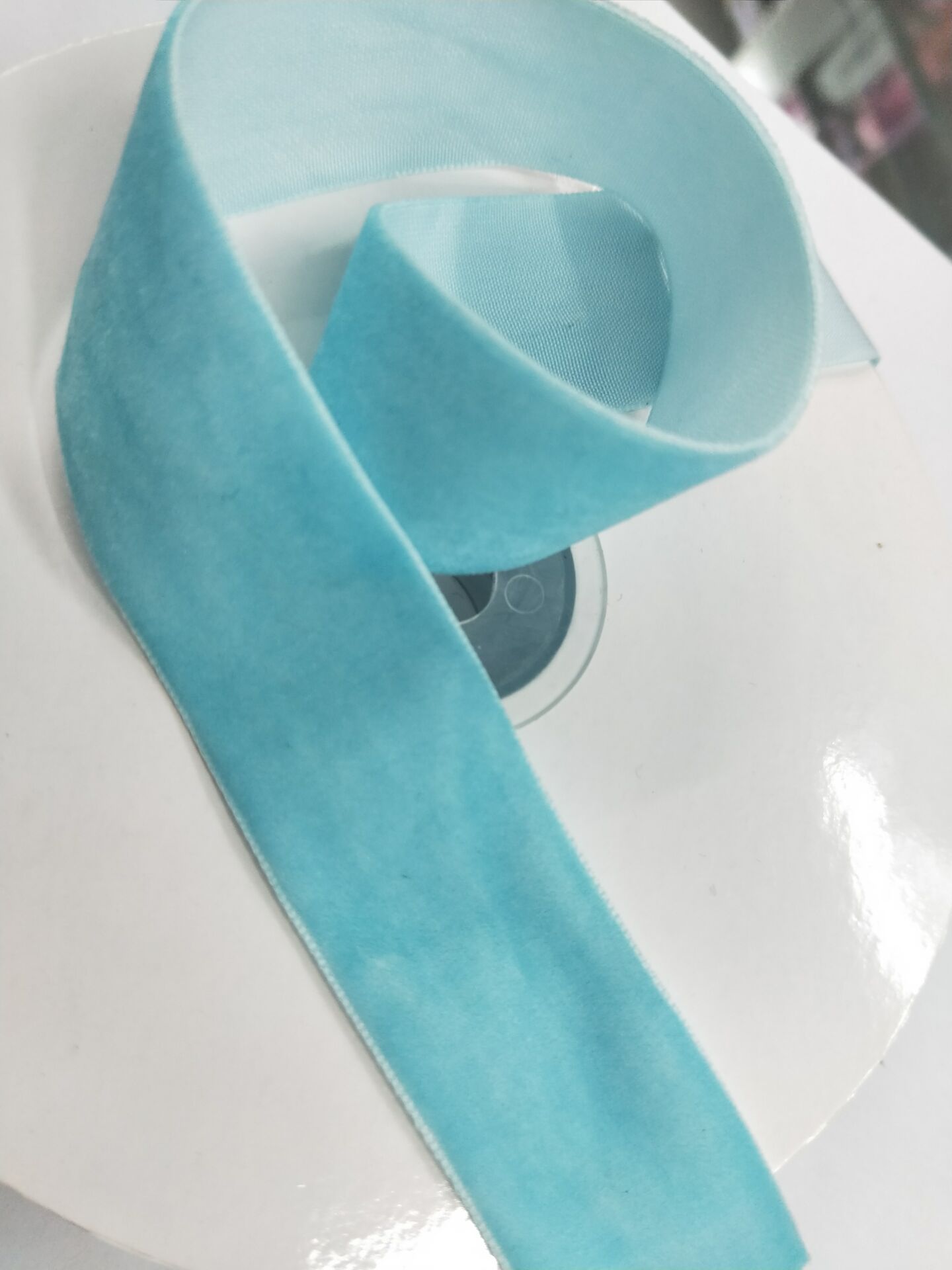 1cm unilateral cinta de terciopelo cinta de terciopelo multi-tamaño cinta de terciopelo ropa de tocado material de decoración