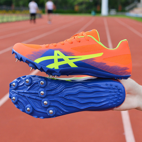 Cross-border new track and field shoes, men's training shoes, high school entrance examination, physical examination students' spike shoes, long-distance running, sprinting, standing long jump shoes