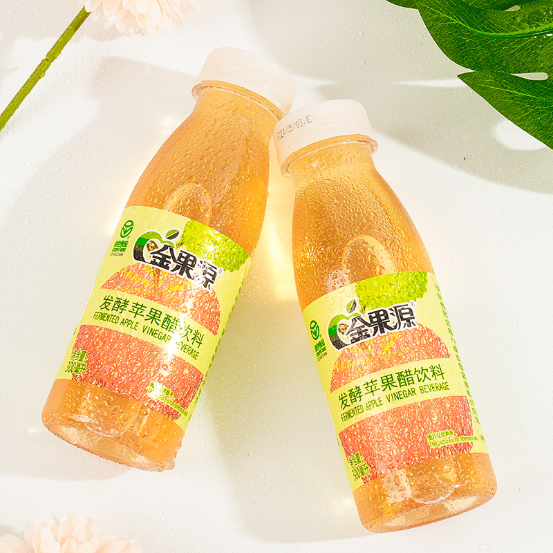 진궈위안 발효사과식초 음료 300ml*15병 풀박스 주스 음료 라이브 방송 직배송 도매