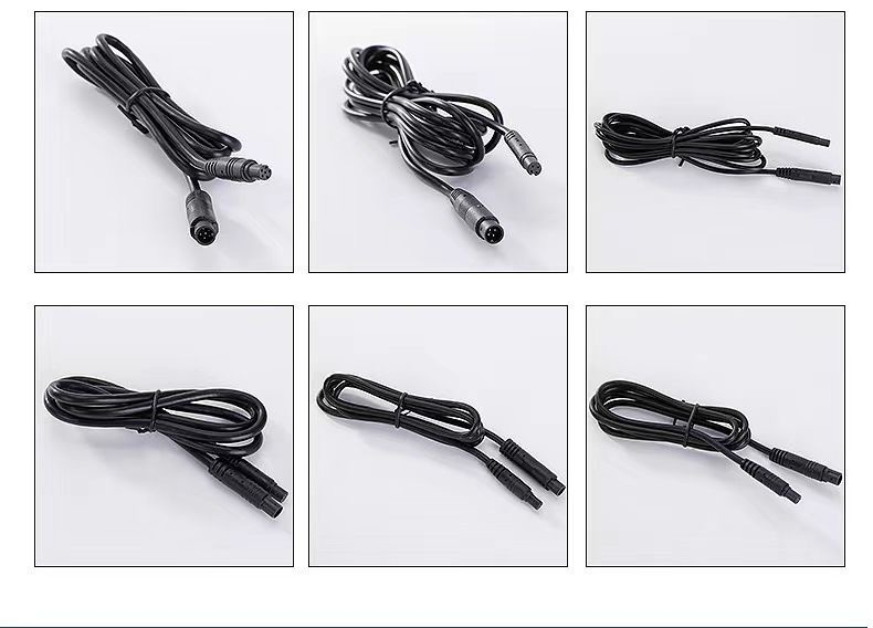 Car-mounted 360-degree panoramic camera 4m double-shielded Shenzhen-standard 4-pin male-female video connection extension cable