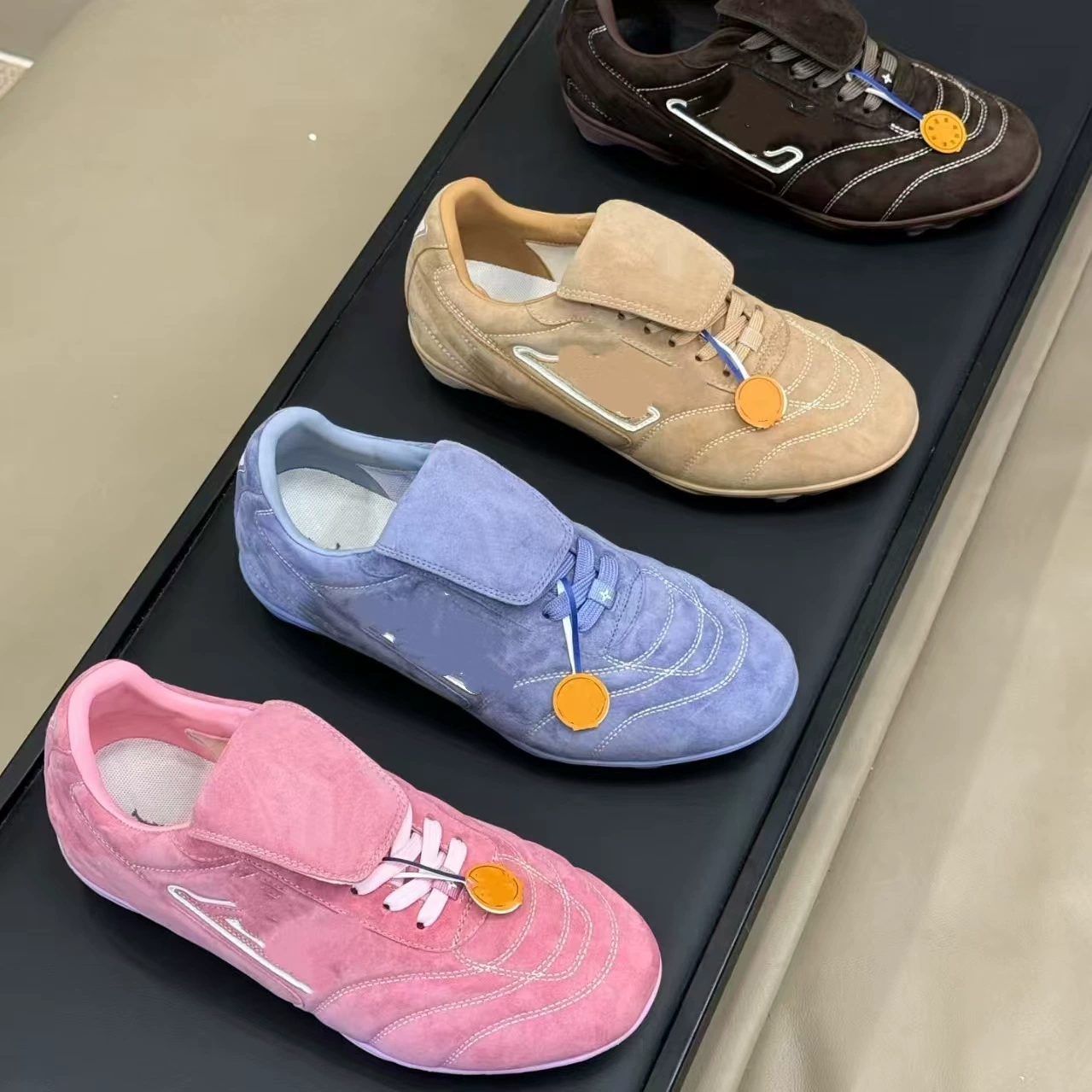 Donkey House 25 Spring Sheepskin Унисекс Спортивные кроссовки из овчины на плоской подошве Спортивные футбольные бутсы Lazy Sports.