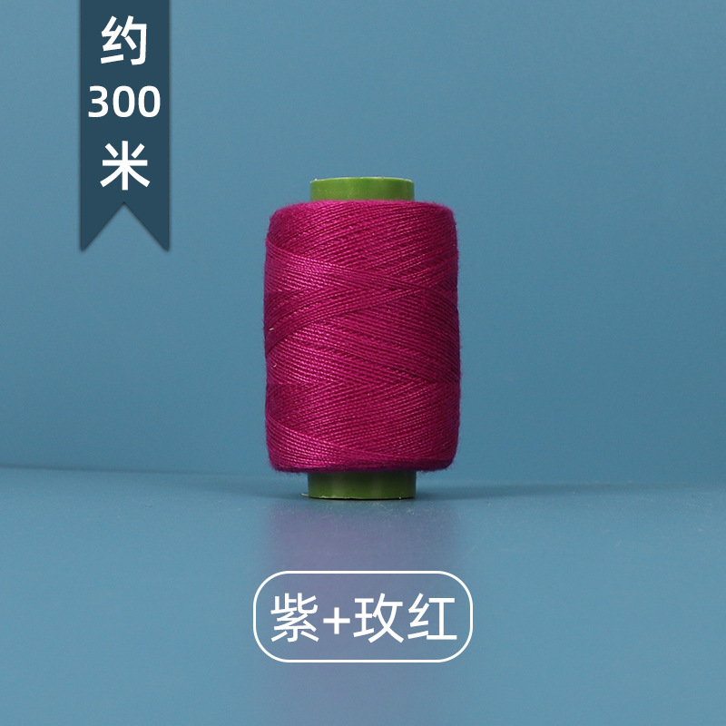 302 hilo de coser casero mano hilo de coser pequeño rollo de hilo de máquina de coser colorido grupo de hilo de coser ropa de costura de mano