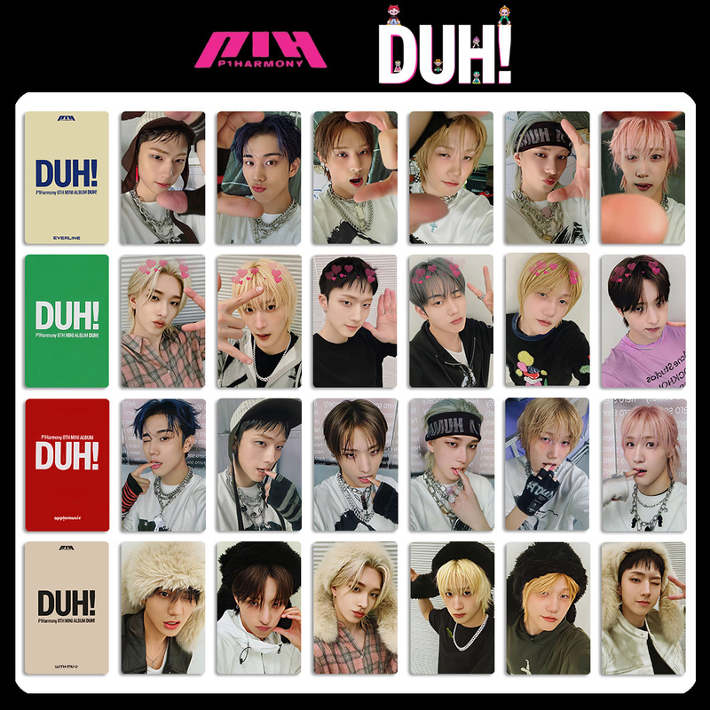 P1Harmony Album Duh Peripheral Photo Card K4 Bonus Photo Card Withmuu Everline Bonus Card P1Harmony Album Duh Peripheral Photo Card K4 Bonus Photo Card Withmuu Everline Bonus Card