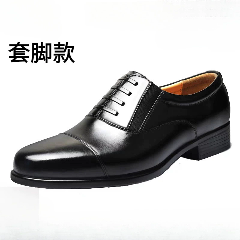 Формальные мужские кожаные туфли из натуральной кожи с тремя шарнирами, деловые черные повседневные свадебные профессиональные туфли из воловьей кожи, кожаные туфли дерби