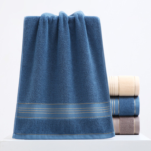Bath Towel 100% Cotton Wholesale Absorbent Thickened Non- shedding Gift Hotel Towels Manufacturer Wholesale Pure Cotton Towels
