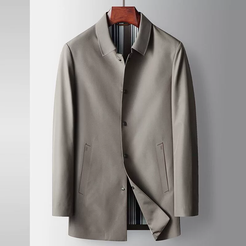 Осеннее trenchcoat, длинная куртка для отдыха, премиум