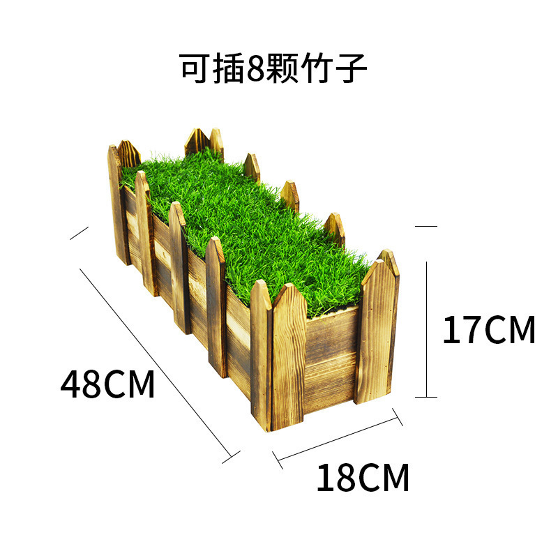 仿真毛竹假竹子酒店餐厅家居室内隔断装扮装饰批发绿植|undefined