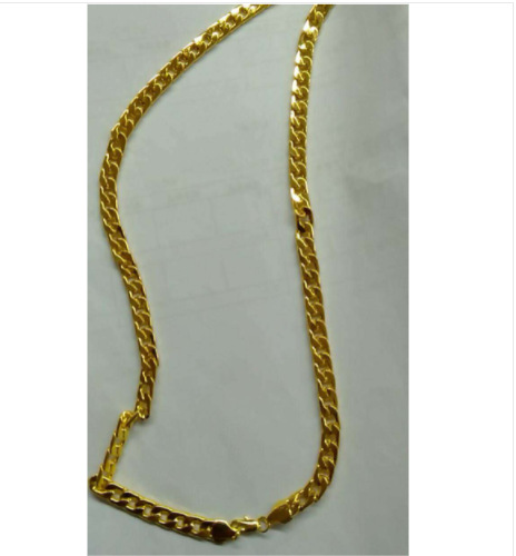 YS exclusivo MK1395 oro hombres hip hop Collar chapado en oro gran cadena de oro