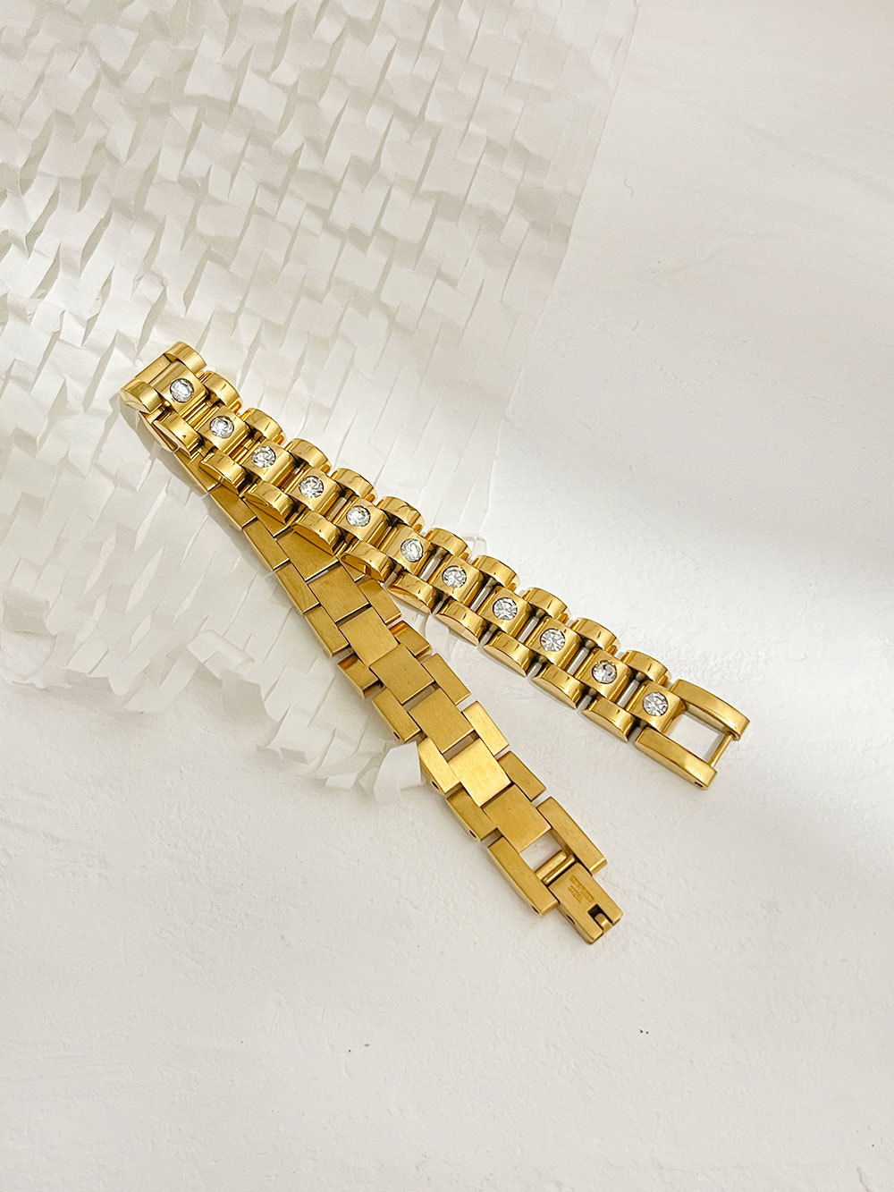 Bracelets Classification 304 Stainless Steel Chain Material PVD Coated Real Gold Plated 18K Gold Circle 304 Stainless Steel Fashion Waterproof Non Tarnish 304 Stainless Steel Bracelets