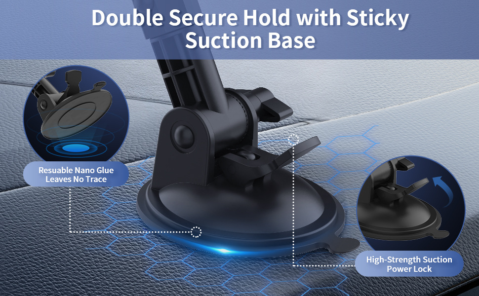 Cross-Border In-Stock Universal Car Roof Rack Bracket Suction Cup Dashboard Windshield Mini Center Console
