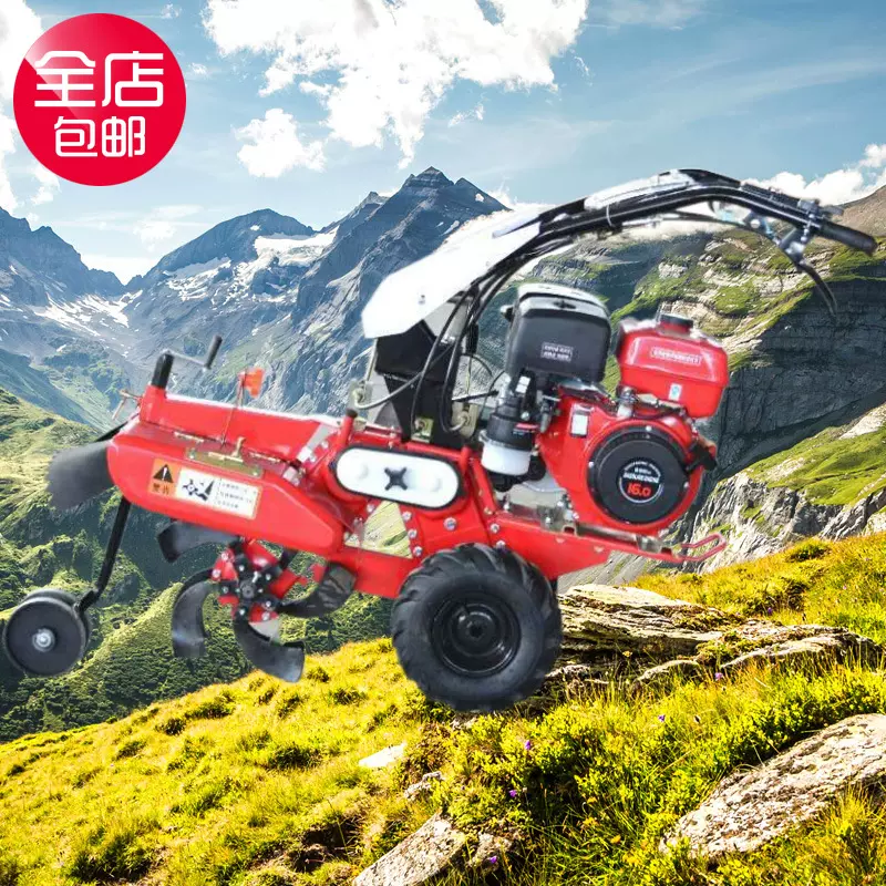 广西果蔗种植开沟培土机186柴油田园管理机烤烟培土开沟起垄机