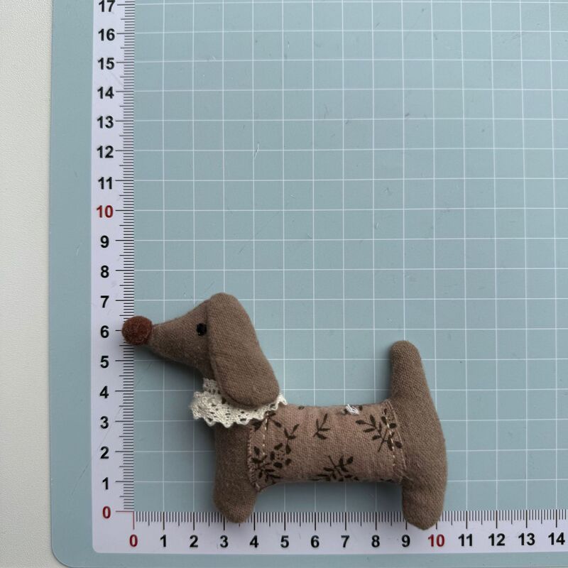 韓国漫画チェック柄ダックスフント子犬衣類アクセサリー卸売 diy ジュエリーバッグ多用途手作りアクセサリー|undefined