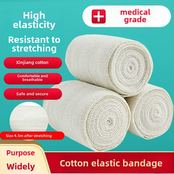 Medical elastic bandage elastic bandage plain elastic breathable first aid gauze ankle knee pad boxing reusable