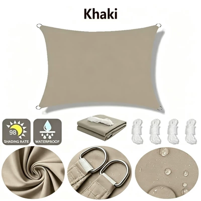 Avtomobil yan çətirləri – in Stock, Cross-Border Amazon Hot-Selling - khaki-2x2m