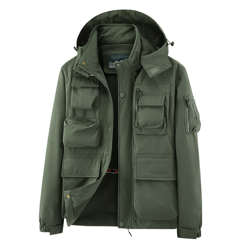 Abbigliamento maschile taglie forti uomo giacca con cappuccio uomo grasso abbigliamento da lavoro ampio top cappotto casual alla moda_voghion.com