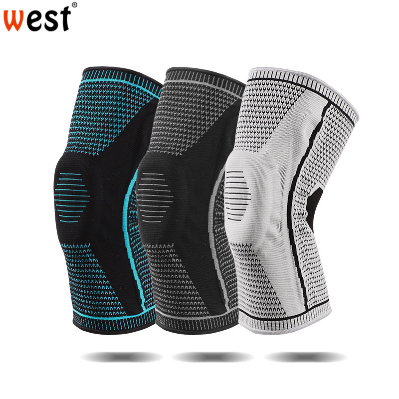 Deportes al aire libre rótula fitness running Riding rótula cubierta de punto deportes caliente rótula de silicona