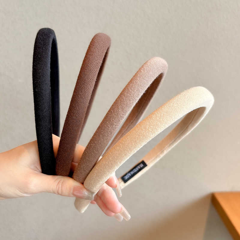 Francés Maillard delgado banda de cabello para niños 2025 nuevo cráneo alto perno de cabello para niñas en otoño y invierno banda de cabello retro para mujeres