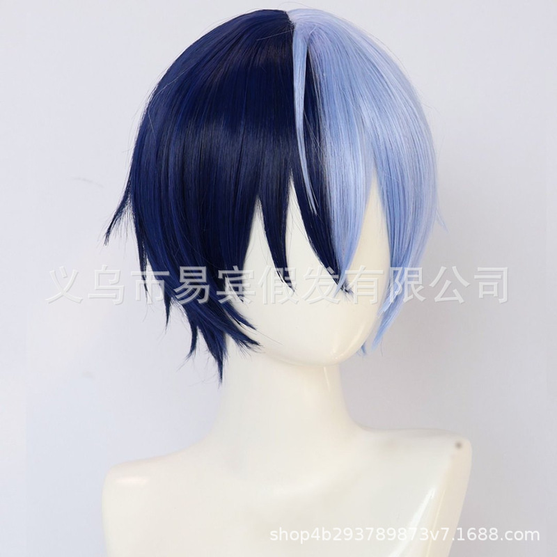 Yibin Aoki Tomomi Cos Wig World Project Color Stage Feat Hatsune Miku Imitation Scalp