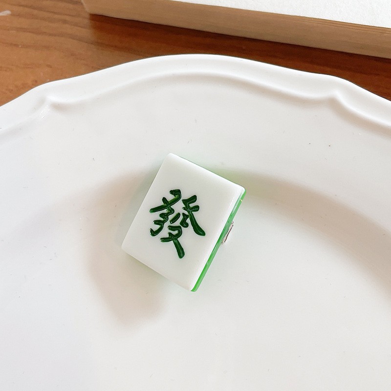 107#파파 마작 머리핀