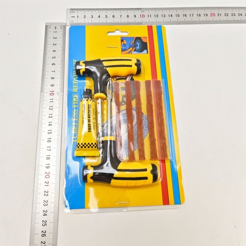 Car-mounted dedicated tire repair kit for motorcycle vacuum tires, car tire repair tools, maintenance, self-driving emergency use