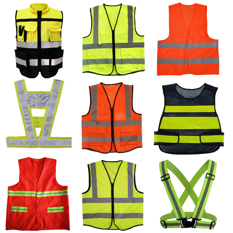 Reflective Vest Manufacturer Direct Supply Volunteer Construction Construction Multi-Style Reflective Clothing Reflective Vest Car Annual Inspection