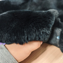 獭兔毛皮整张批发服装大衣皮草毛领高密度獭兔皮毛一体内胆定制