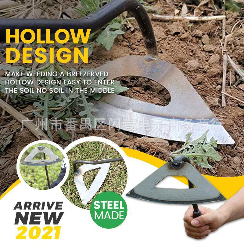 锄头农具除草园艺手握空心小锄头 All-steel Hardened Hollow Hoe-阿里巴巴