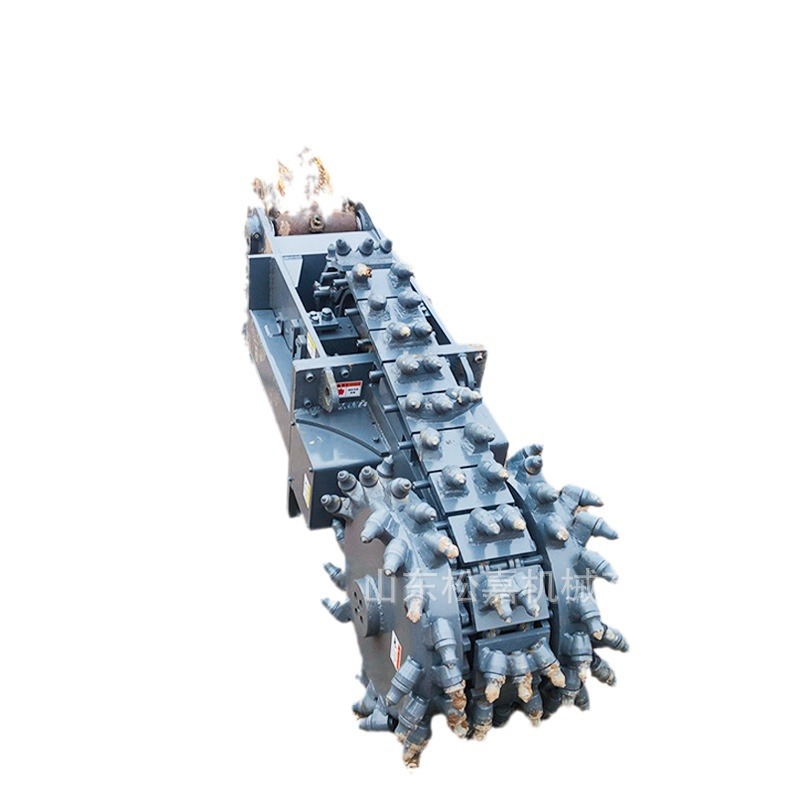 la máquina de excavación pertenece a una máquina de fresado y lanzamiento de pavimento de hormigón asfáltico con una cabeza de fresado hidráulico de mina sin área ciega