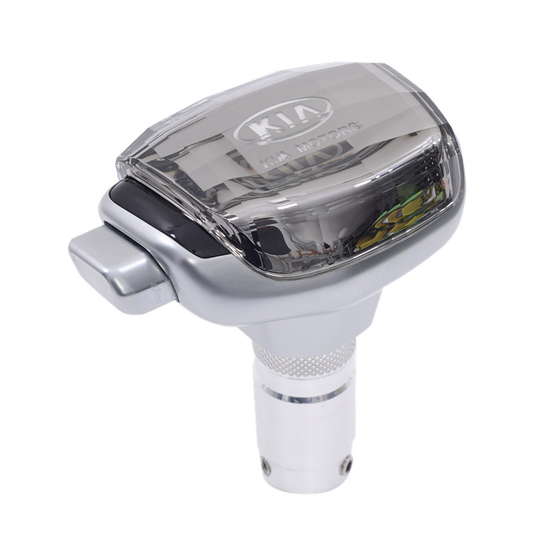 Cabeza de marchas de cristal adecuada para luces de gradiente modernas Kia automóviles modificados cabeza de palanca de cambio accesorios de bola de mano