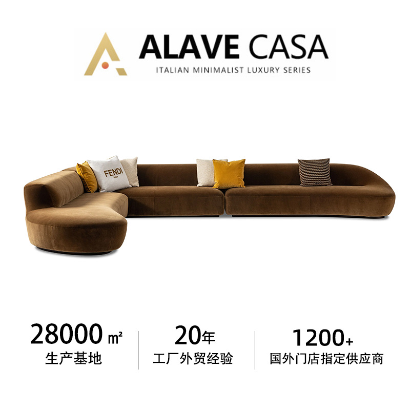Sofá de esquina de tela de alta gama sandia seating system sofa [venta directa de fábrica de exportación]