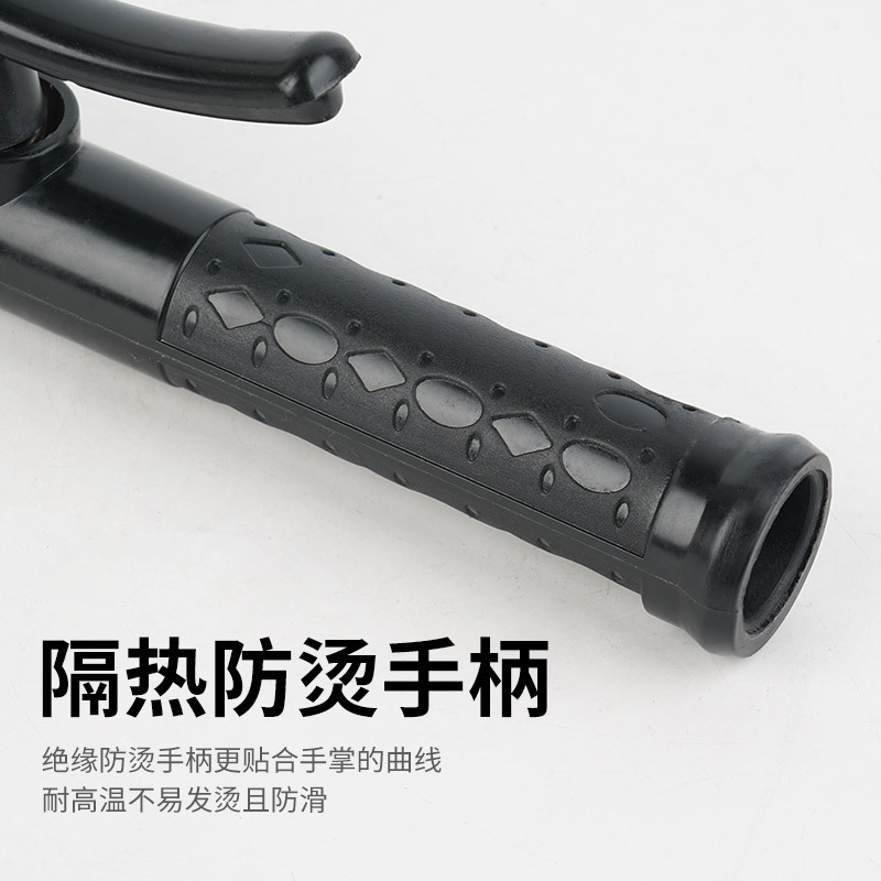 800A500A pinzas de soldadura de soldadura de diamante negro de soldadura de soldadura de soldadura de alta temperatura resistente a la caída industrial de forja de cobre integrado