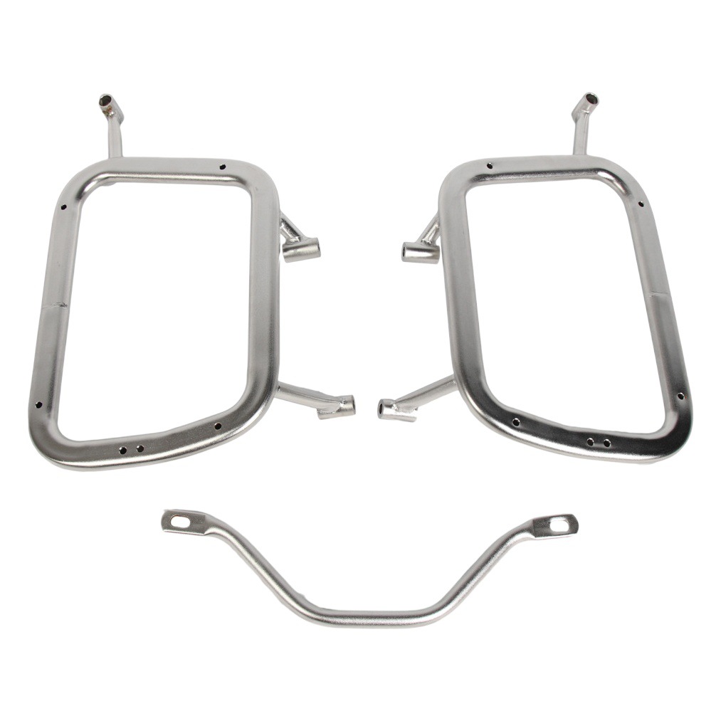 Aplicable a Kaiyue 525 motocicleta caja lateral de aleación de aluminio soporte de acero inoxidable 525 caja lateral de aleación de aluminio marco lateral fijo