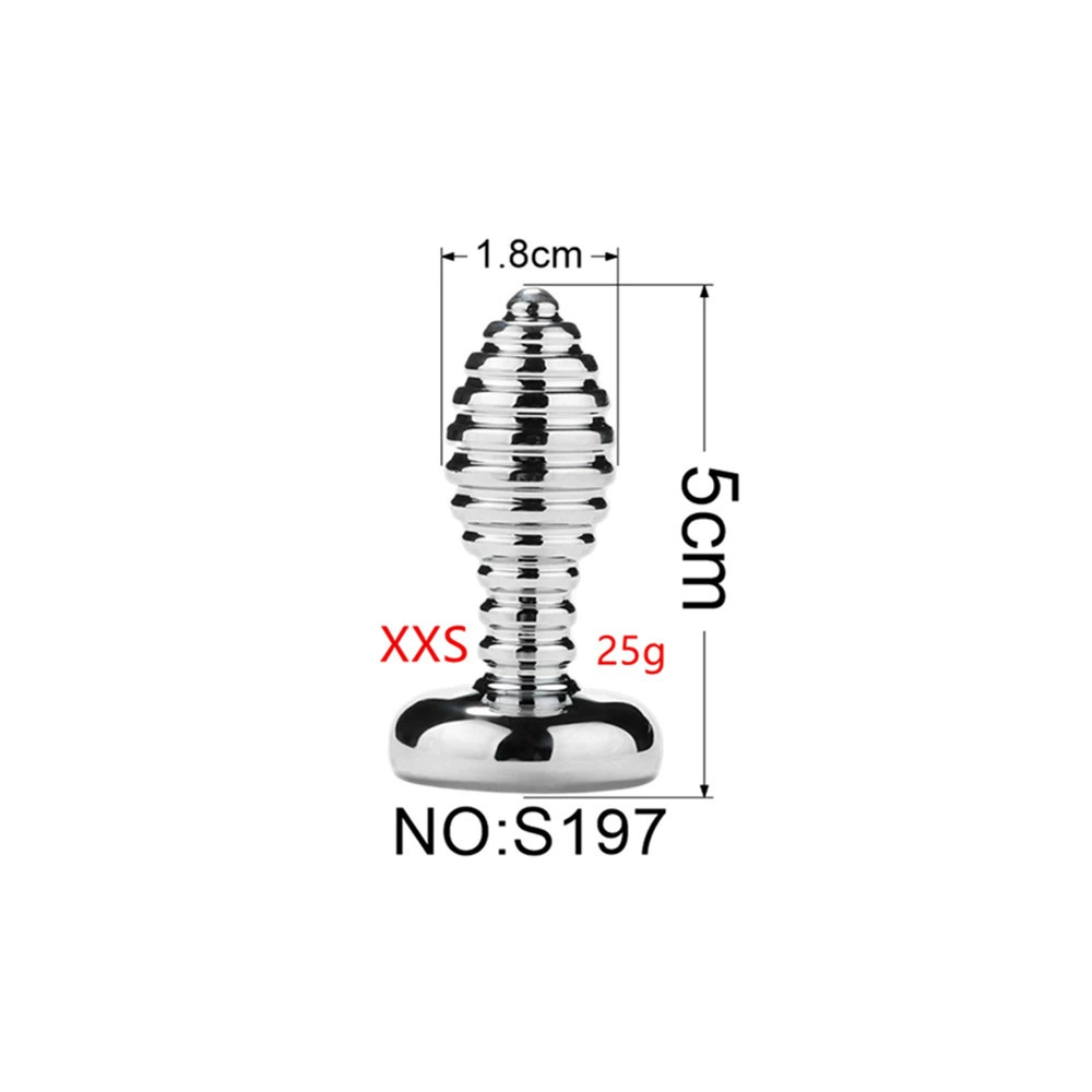 Detachable Anal Plug Heads, Silicone & Metal Options, Multiple Shapes and Sizes