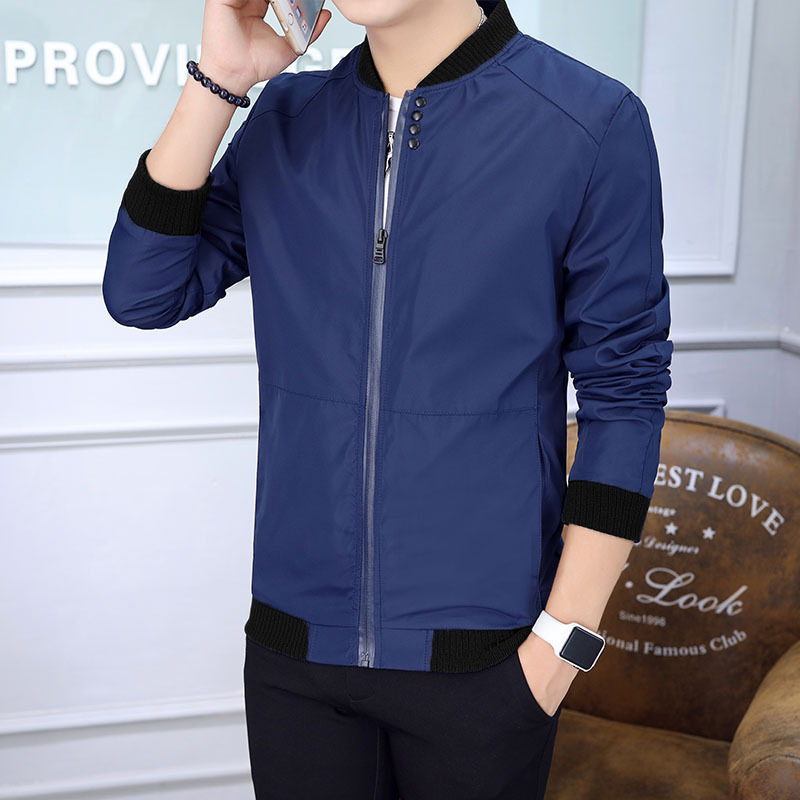 Factory direct supply of men's Korean style jackets spring and autumn new youth baseball uniforms casual versatile tops jackets wholesale_voghion.com