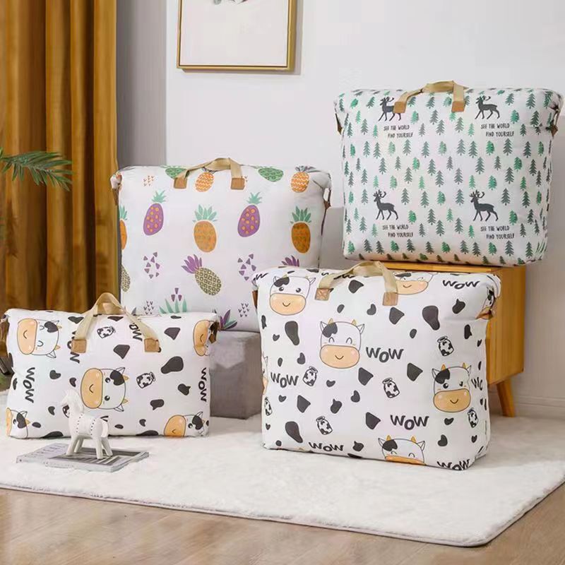 Factory wholesale quilt storage bag clothing finishing bag large capacity luggage bag thickened waterproof moving bag Factory wholesale quilt storage bag clothing finishing bag large capacity luggage bag thickened waterproof moving bag