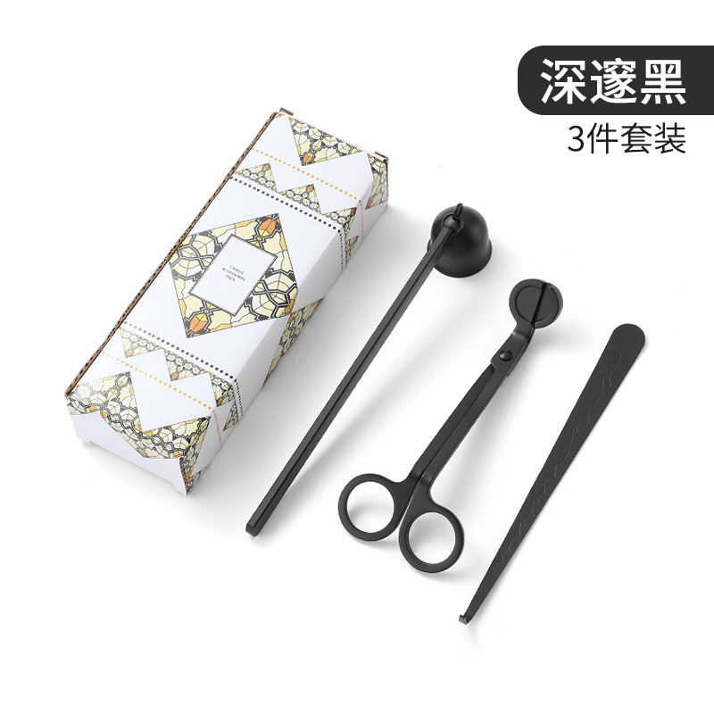 北欧insトランペット香薫ろうそく道具セットステンレスろうそく芯フック減キャンドル道具卸売り|undefined