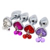 Metal small bell heart shaped, small toy for adults