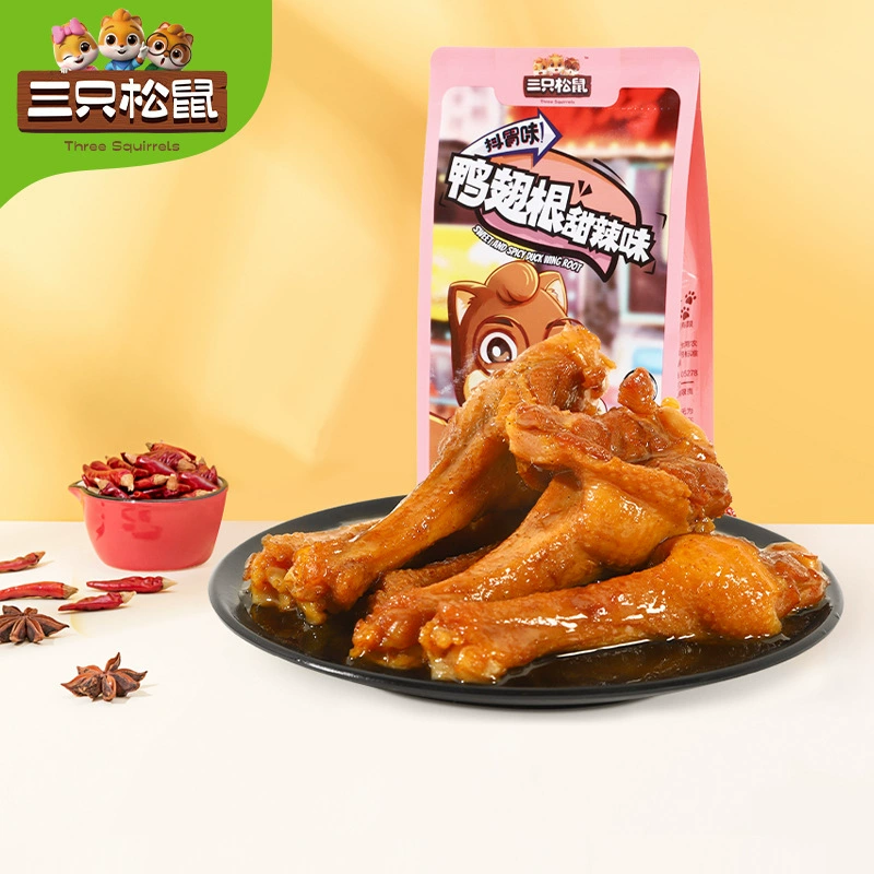 [Три белка утиные крылышки 125 г] Сладкое и пряное мясо куриные ножки куриные крылышки