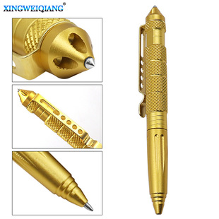 Multi-purpose self-defense tungsten steel head tactical pen outdoor car escape broken window cone EDC tactical defense pen