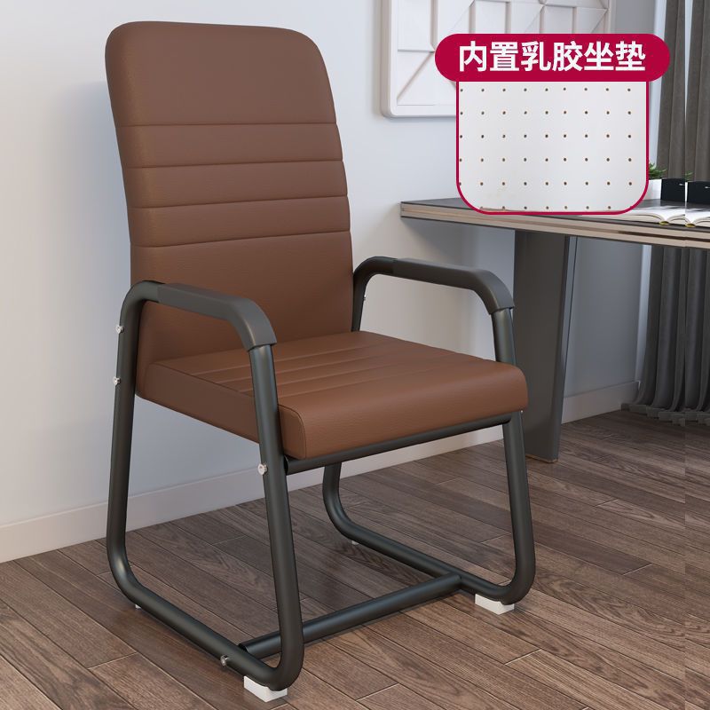 Cojín de látex de rayas marrones claras con marco negro reforzado ☆