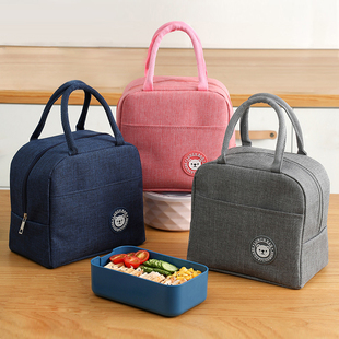 Lunch Box Bag, Insulated Lunch Bag, Student Lunch Bag, Waterproof and Oil-Proof Office Worker Meal Bag, Thickeneded Aluminum Foil Bag