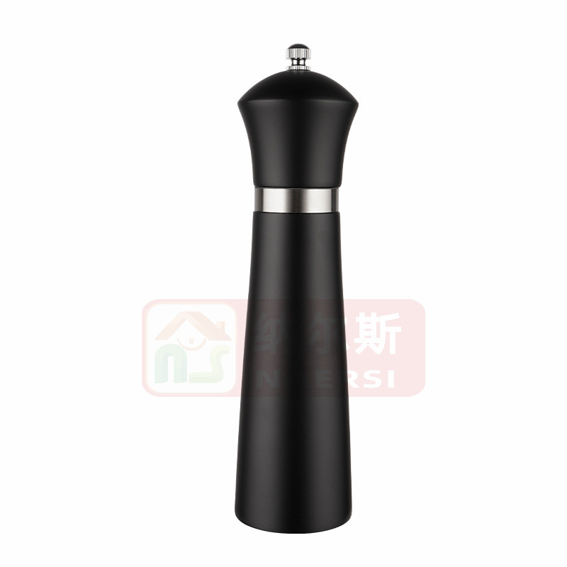 新しい黒と白の胡椒研磨器手動胡椒研磨器塩研瓶陶磁器芯家庭用厨房工具|undefined