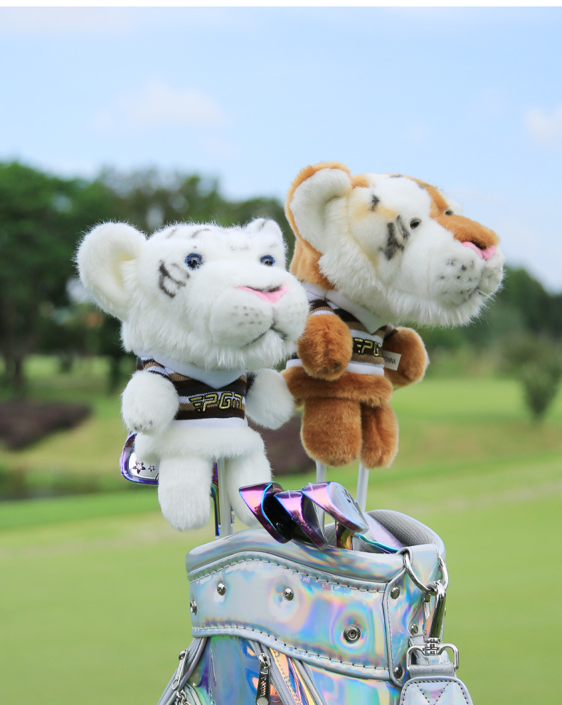 Vỏ đầu gậy Golf PGM bảo vệ gậy gỗ hình thú hoạt hình, đóng mở từ tính, lót lông dày — GT045-Vỏ gậy gỗ cỡ lớn hổ trắng, GT045-Vỏ cột gỗ Fairway nhỏ hổ trắng, GT045-Vỏ gậy gỗ cỡ lớn hổ vàng, GT045-Vỏ cột gỗ Fairway nhỏ hổ vàng chi tiết 11