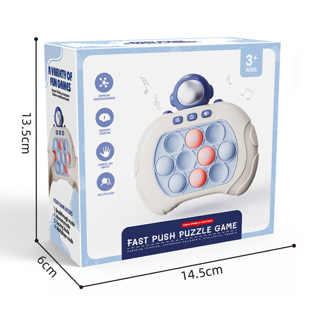 Descompresión ocasional de los niños máquina de juego de empuje rápido juguete sensorial empuje rápido juego de rompecabezas